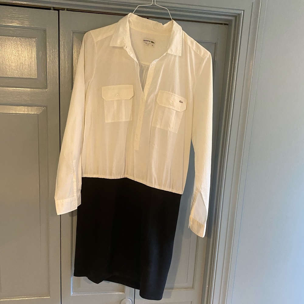 Lacoste shirt dress. Size 44.